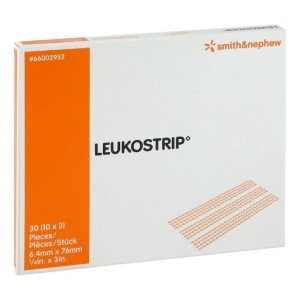 Leukostrip – wound closure strips – 6.4 x 76mm