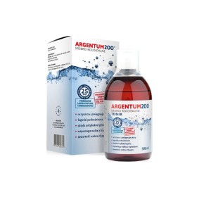 Srebro Koloidalne 25 ppm, Argentum200, tonik 500 ml