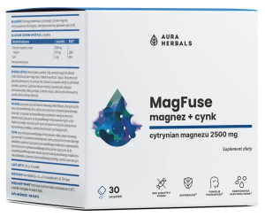 MagFuse: magnez + cynk, saszetki 30 szt.